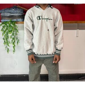 distressed 90s champion reverse weave sweatshirt